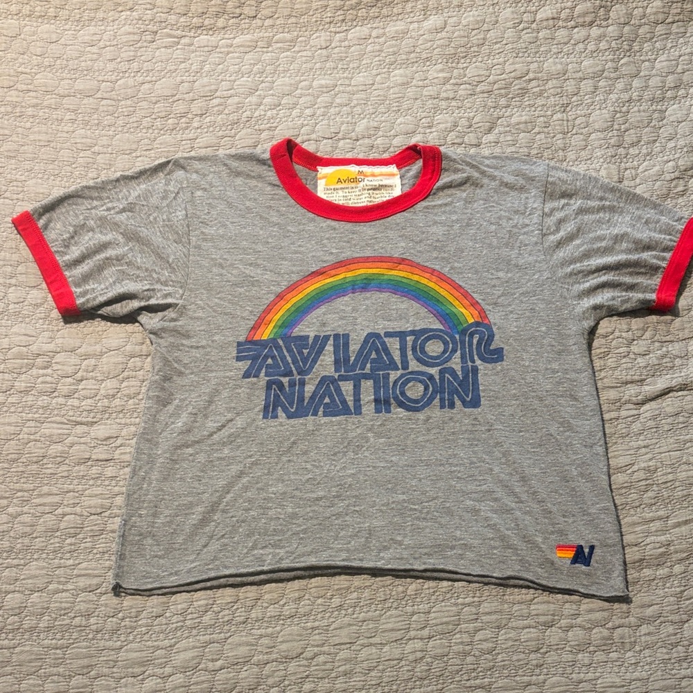 Aviator Nation crop tee.